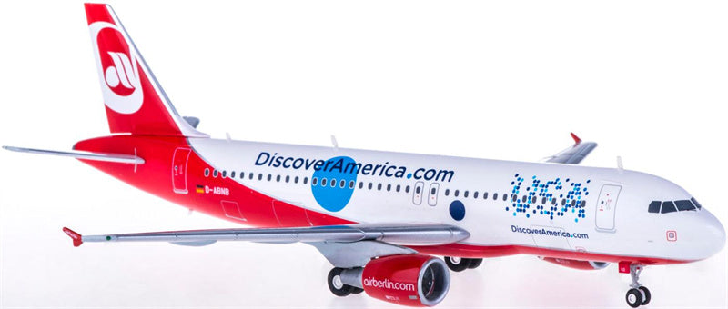 Herpa Air Berlin Airbus A320 D-ABNB Discover USA 1:200 ABS Model view 4