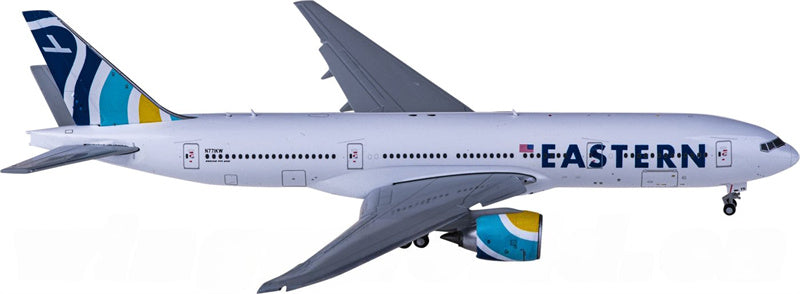 Geminijets Eastern Air Lines Boeing 777-200ER N771KW Flaps Down 1:400 Diecast Model view 2
