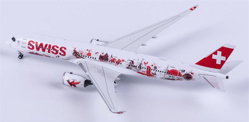 NG Models Swiss Airbus A350-900 HB-IFA 1:400 Diecast Model view 3