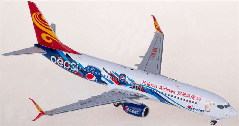 NG Models Hainan Airlines Boeing 737-800 B-1501 1:200 Aircraft Pre-built  Airliner Model Display