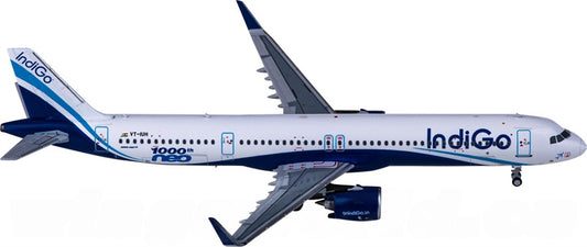 NG Models IndiGo Airbus A321neo VT-IUH 1000th neo 1:400 Diecast Model view 1