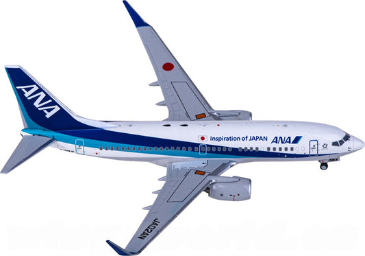NG Models ANA Boeing 737-700 JA02AN 1:400 Diecast Model view 1