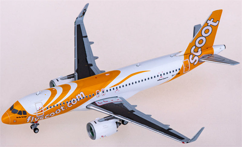 JC Wings Scoot Airbus A320neo 9V-TNB 1:400 Diecast Model view 2