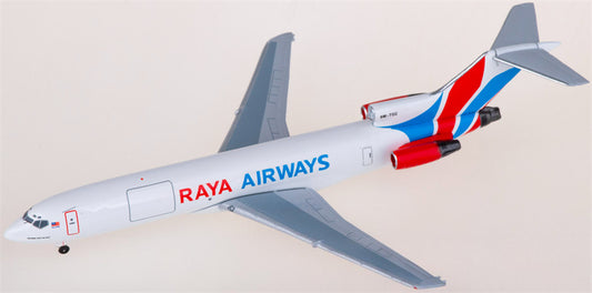 AeroClassics Raya Airways for Boeing 727-200F 9M-TGE 1:400 Airplane Pre-built  Airliner Model Display