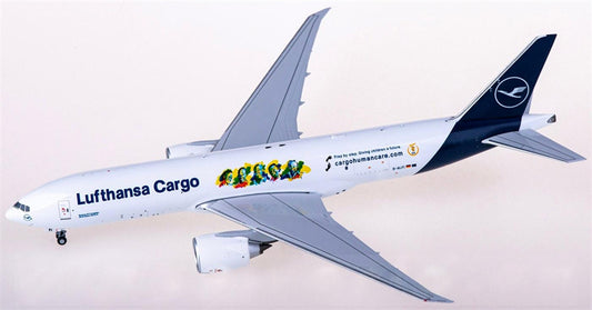 NG Models Lufthansa Cargo Boeing 777F D-ALFI 1:400 Diecast Model view 1