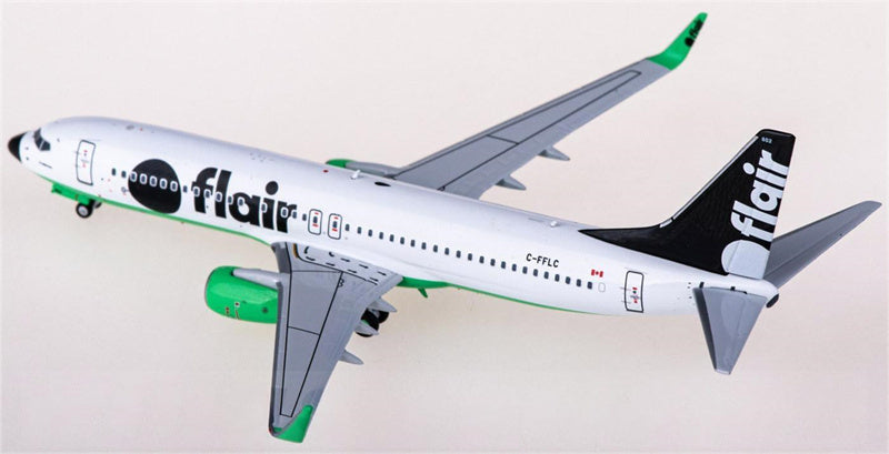 NG Models Flair Airlines Boeing 737-800 C-FFLC 1:400 Diecast Model view 3