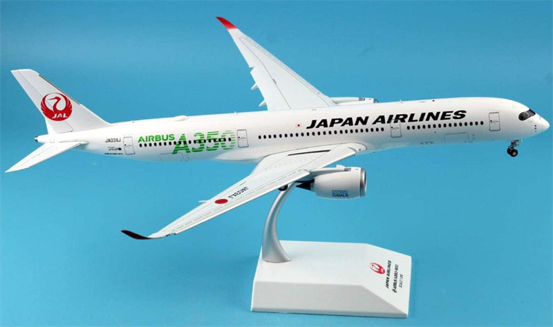 JC Wings 1:200 Japan Airlines Airbus A350-900 JA03XJ Flaps down DIECAST Model
