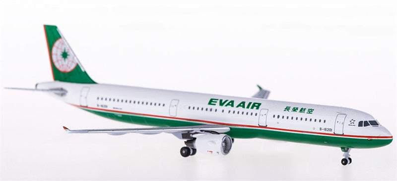 AeroClassics EVA Air for Airbus A321 B-16201 1:400 Aircraft Pre-built  Airliner Model Display