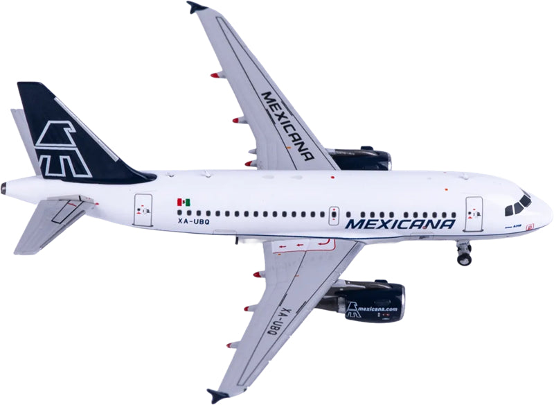 NG Models 1:400 Mexicana Airbus A318-100 XA-UBQ  DIECAST Model