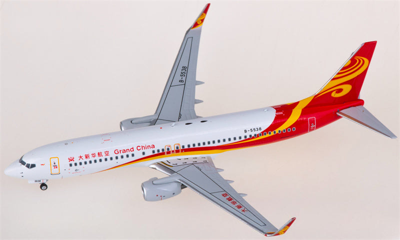 NG Models Grand China Air Boeing 737-800 B-5538 1:400 Diecast Model view 2