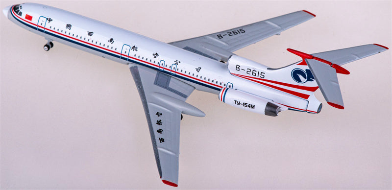 Phoenix China Southwest Airlines Tupolev TU-154M B-2615 1:400 Diecast Model view 4