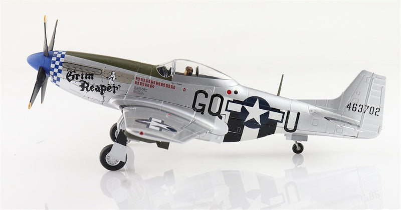HOBBY MASTER P51D Mustang Grim Reaper 463702 355th FS 9th USAAF 1945 0.075 Aircraft Pre-built Model