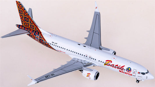 NGモデル バティックエア ボーイング737 MAX 8 9M-LRF 1:400 飛行機 組み立て済み旅客機モデル ディスプレイ