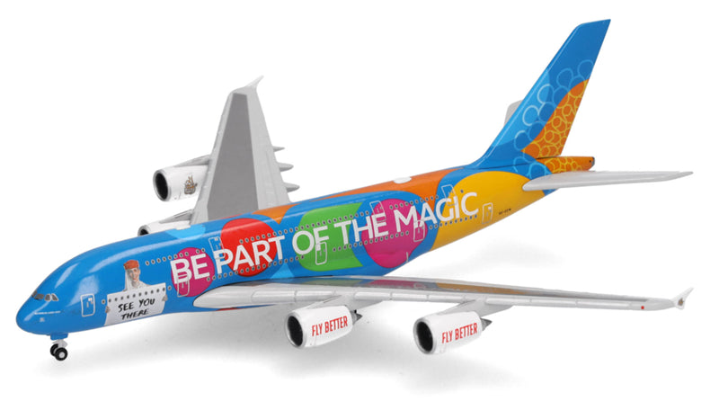 Herpa 1:500 Emirates Airbus A380 A6-EEW Model