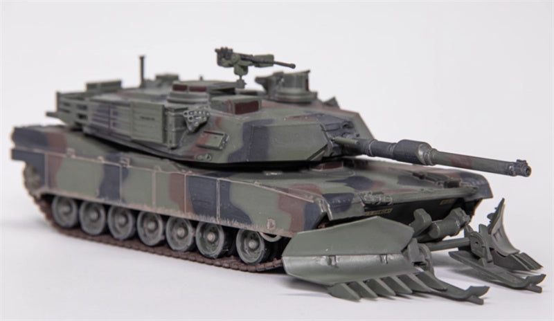 Dragon US M1A2SEP Abrams main battle tank with minesweeper mode 1:72 Tank Pre-built Model