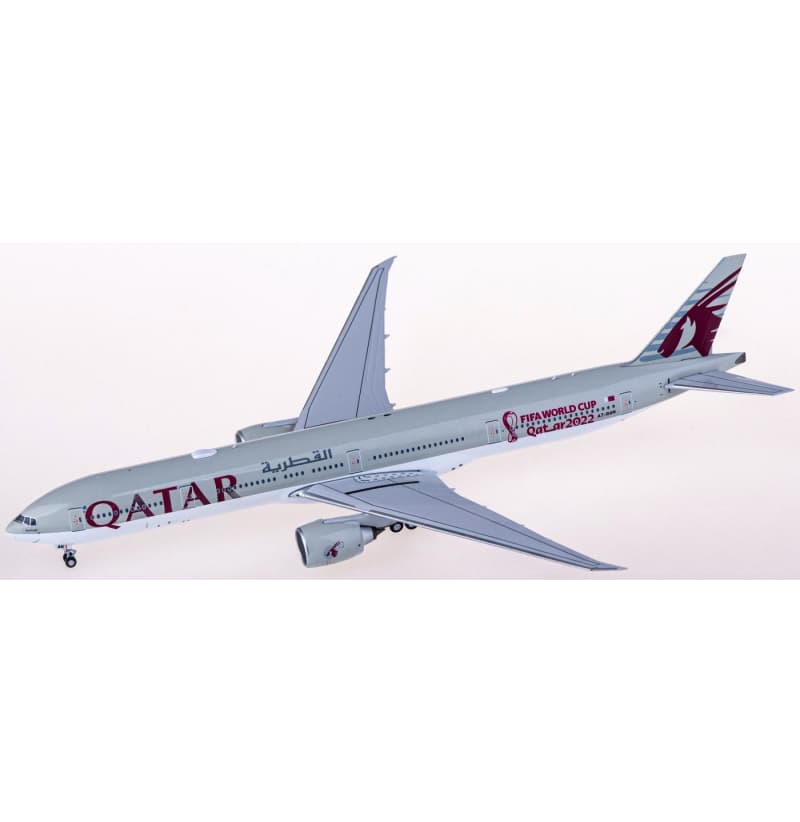 NG Models Qatar Boeing 777-300ER A7-BAN 1:400 Aircraft Pre-built  Airliner Model Display