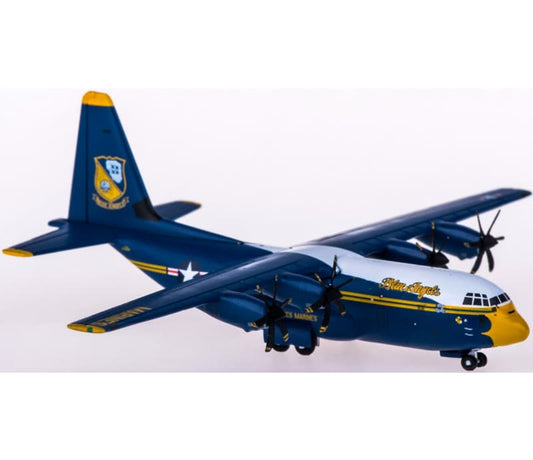 Geminijets USMC Lockheed C-130J Hercules Blue Angels 170000 1:400 Aircraft Pre-built  Airliner Model Display