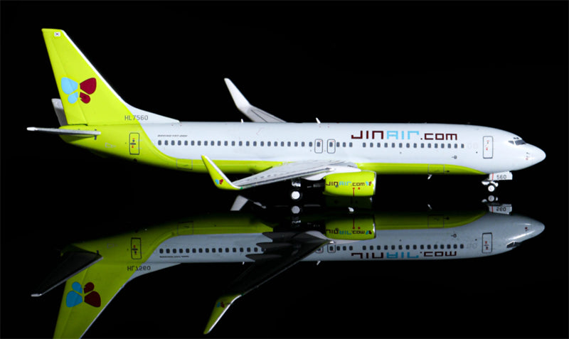 AeroPolaris 1:400 Jin Air B737-800 HL7560 DIECAST Model