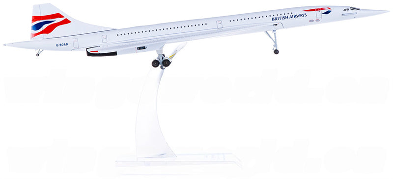 Hogan British Airways Concorde G-BOAD 1:200 Diecast Model view 4