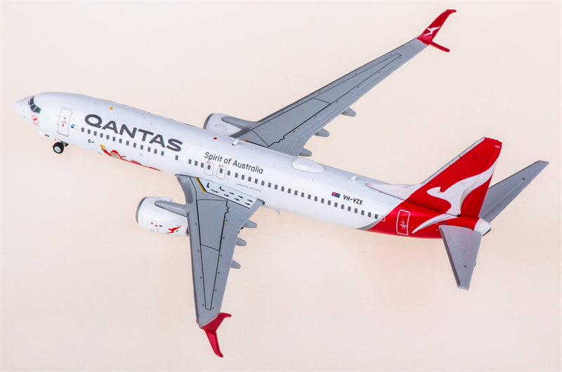 JC Wings 1:400 Qantas Boeing 737-800 VH-VZX Diecast Model view 2