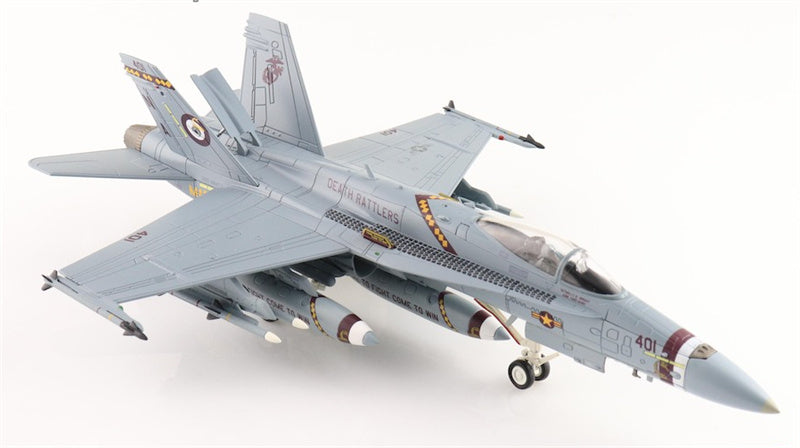 HOBBY MASTER F/A-18C Hornet Death Rattlers 165220NA-401 VMFA-323 US Marines 2021 1:72 Aircraft Pre-built Model