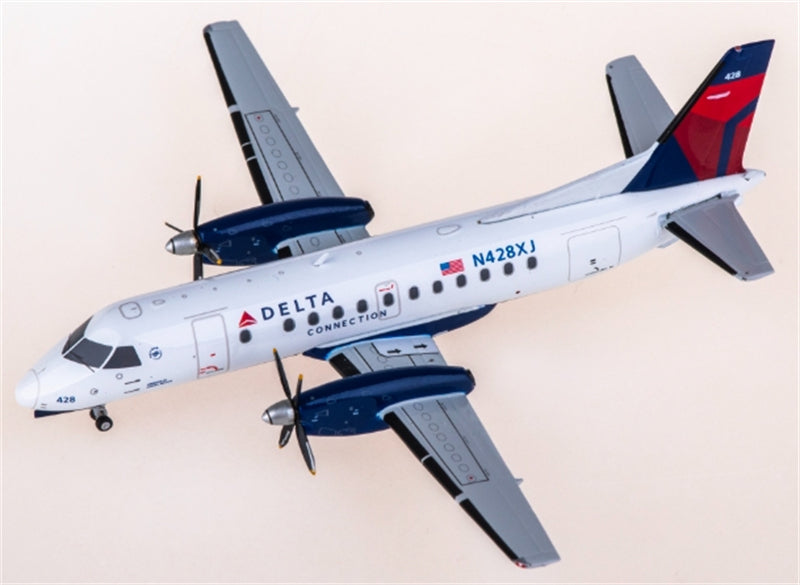 Geminijets 1:200 Delta Air Lines Saab N428XJ Diecast Model view 1