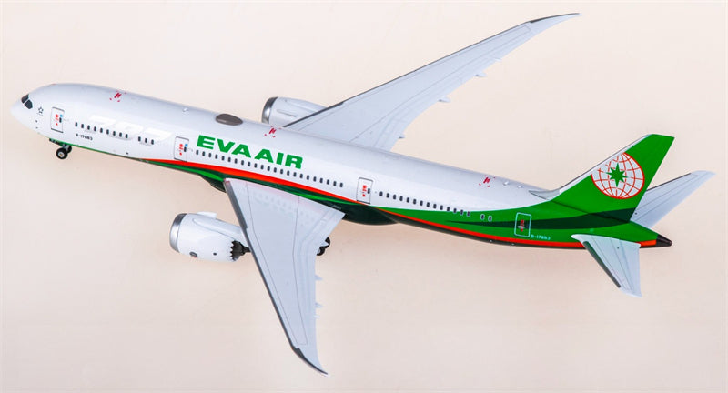NG Models 1:400 EVA Air Boeing 787-9 Dreamliner B-17883 Diecast Model view 2