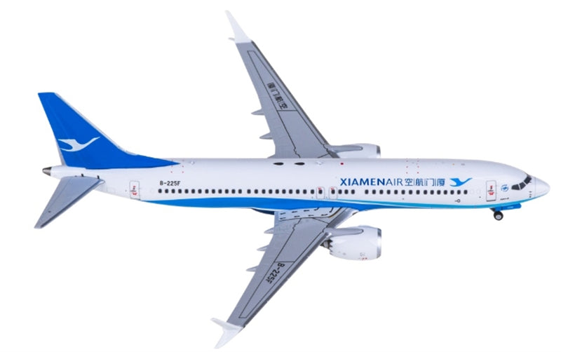 NG Models XiamenAir Boeing 737 MAX 8 B-225F 1:400 Diecast Model view 4