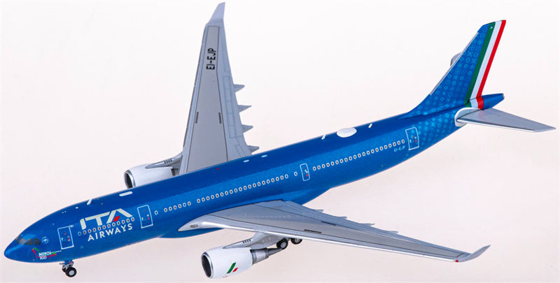 ジェミニジェッツ ITAエアウェイズ エアバス A330-200 EI-EJP 1:400 飛行機 組み立て済み旅客機モデル ディスプレイ