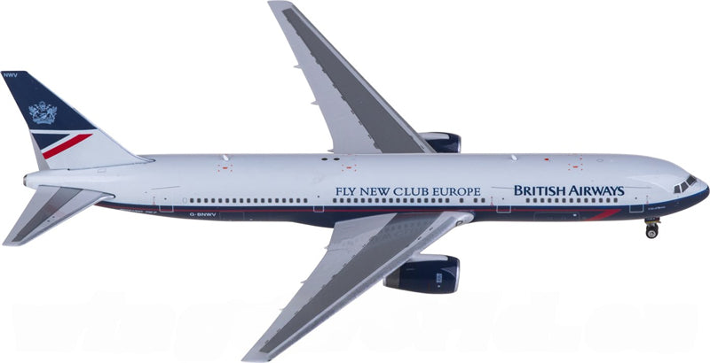 Phoenix British Airways for Boeing 767-300ER G-BNWV 1:400 Airplane Pre-built Airliner Model Display