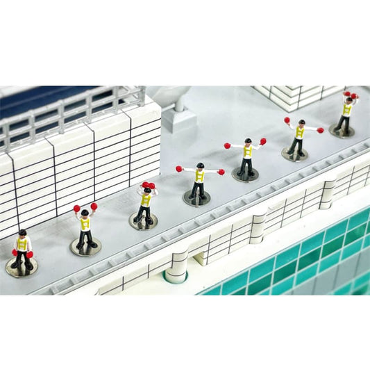 Fantasy Wings Aircraft Ground Commander Figures Only 1:200 Accessories Pre-built  Airliner Model Display