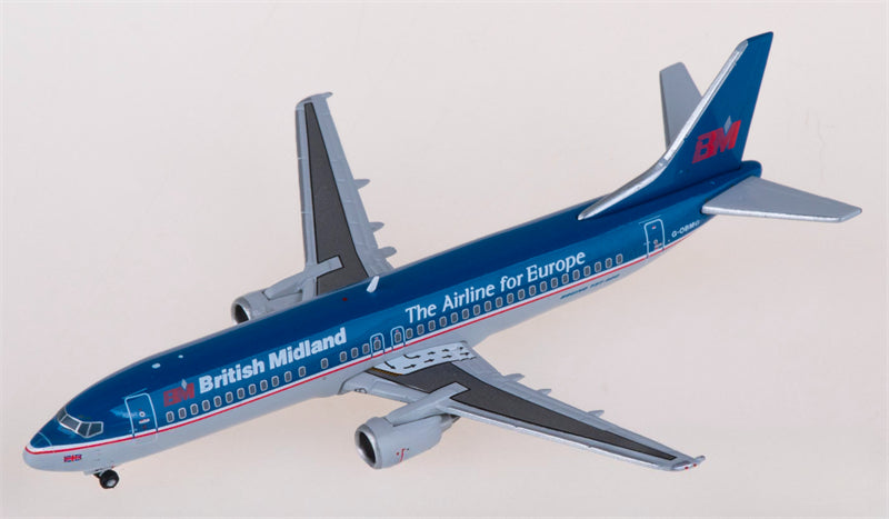 JC Wings BMI Boeing 737-400 G-OBMG 1:400 Diecast Model view 2