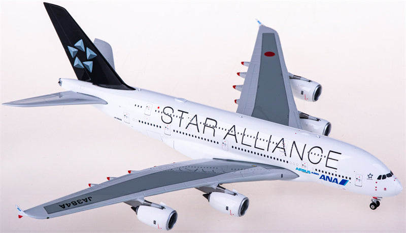 Phoenix ANA Airbus A380 JA384A Star Alliance 1:400 Diecast Model view 1