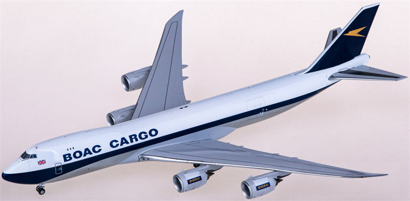NG モデル BOAC カーゴ ボーイング 747-8F G-BOAC 1:400 飛行機組み立て済み旅客機モデル ディスプレイ用