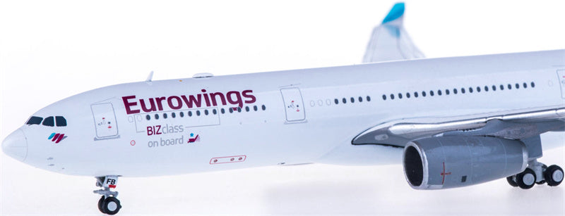 JC Wings Eurowings Airbus A330-300 OO-SFB 1:400 Diecast Model view 4