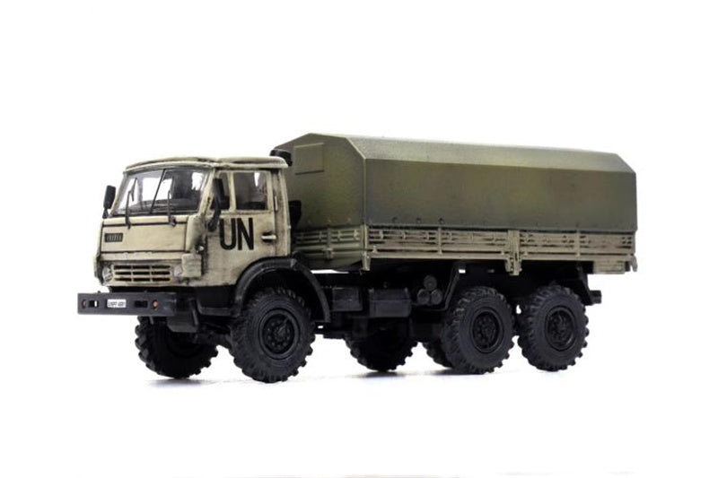 ACE HOBBY Kamaz 43101 military vehicle UN truck stationed in Afghanistan 1:72 Tank Pre-built Model
