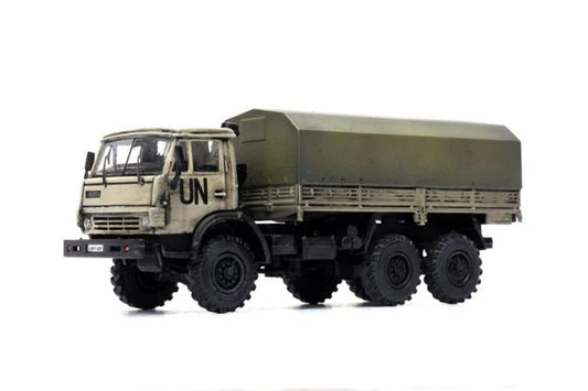 ACE HOBBY Kamaz 43101 military vehicle UN truck stationed in Afghanistan 1:72 Tank Pre-built Model