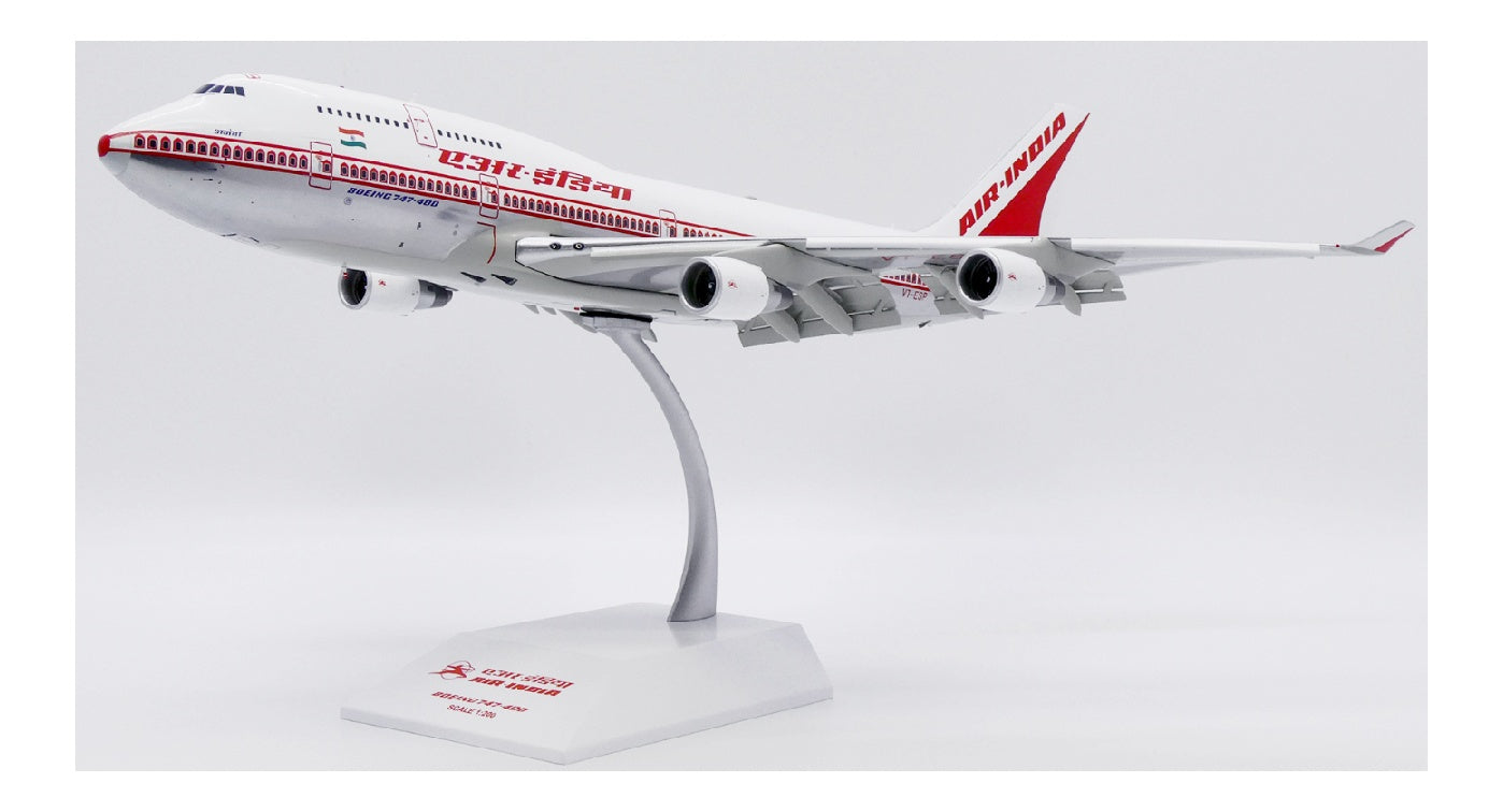 JC Wings 1:200 Air India Boeing 747-400 VT-ESP Flaps Down DIECAST Model