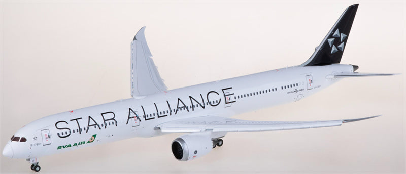 JC Wings EVA Air Boeing 787-10 Dreamliner B-17812 Star Alliance Flaps Down 1:200 Diecast Model view 1