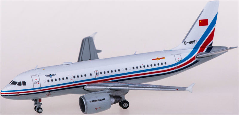 JC Wings PLAAF for Airbus A319 B-4091 1:400 Airplane Pre-built  Airliner Model Display
