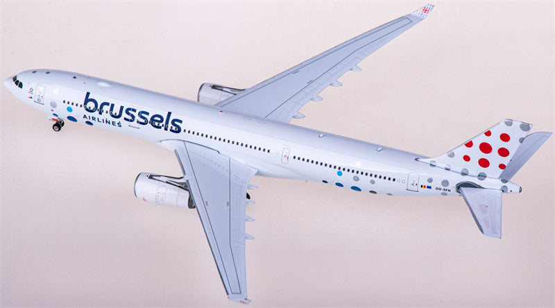 フェニックス・ブリュッセル航空 エアバスA330-300 OO-SFH 1:400スケール 飛行機組み立て済み旅客機モデルディスプレイ