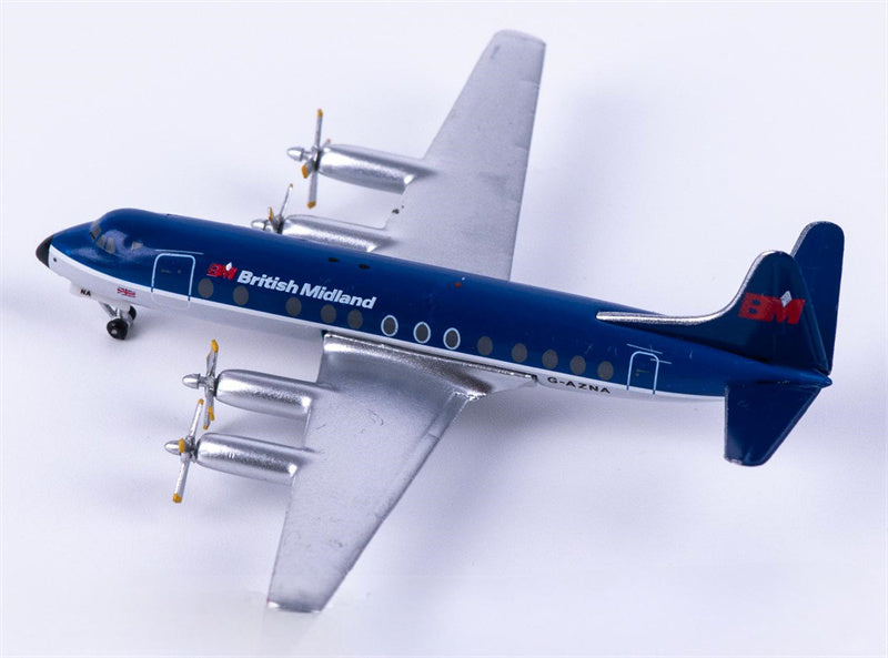 AeroClassics British Midland Vickers Viscount 800 G-AZNA 1:400 Diecast Model view 4