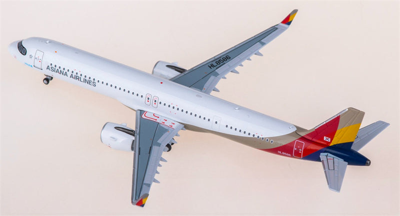 NGmodels Asiana for Airbus A321neo HL8586 1:400 Airplane Pre-built  Airliner Model Display