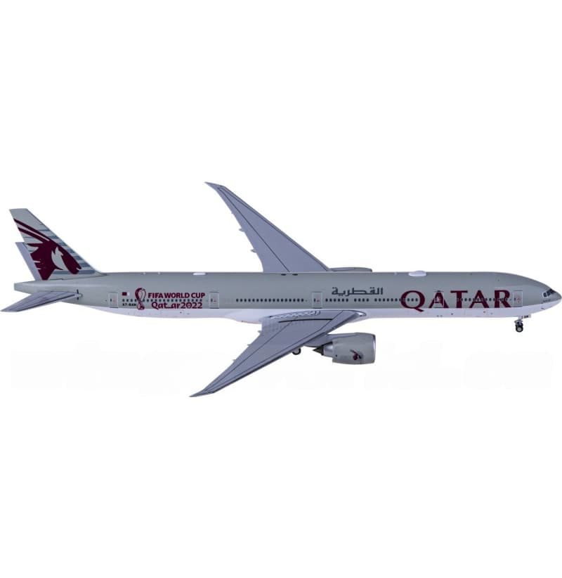 NG Models Qatar Boeing 777-300ER A7-BAN 1:400 Aircraft Pre-built  Airliner Model Display