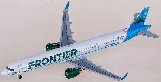 AeroClassics Frontier Airlines Airbus A321neo N607FR 1:400 Diecast Model view 1