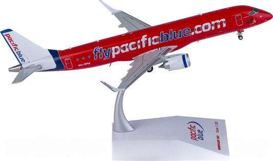 JC Wings Pacific Blue Airlines Embraer ERJ-190AR VH-ZPM 1:200 Diecast Model view 1