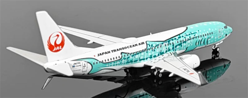 C Model 1:400 Japan Transocean Air B737-800 JA07RK DIECAST Model