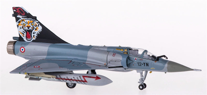 Hogan French Air Force Dassault Mirage 2000C 12-YN EC1/12 1:200 Diecast Model view 1