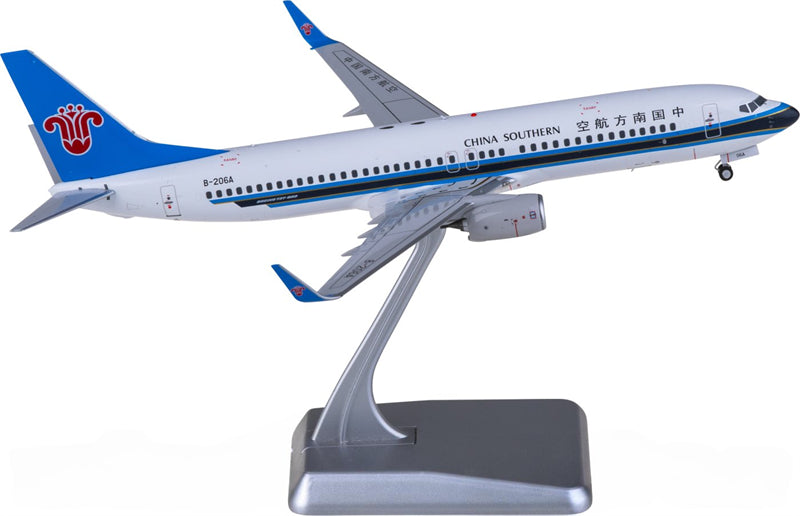 NG Models China Southern Airlines Boeing 737-800 B-206A 1:200 Diecast Model view 2