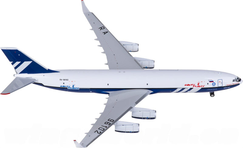 Phoenix Polet Flight for Ilyushin IL-96-400T RA-96102 1:400 Airplane Pre-built  Airliner Model Display